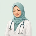 Ilustrasi avatar dokter Zakia Home Care